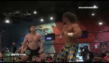 FinJuice (David Finlay and Juice Robinson) vs Violence is Forever (Dominic Garrini and Kevin Ku): ACTION Wrestling/Southern Underground Pro - SUP HAVE FUN, BE SAD, April 9, 2021