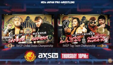 NJPW on AXS TV Thursday tonight 10pmET. Sanada/Ospreay - Fale/Owens v Cobbs/O khan