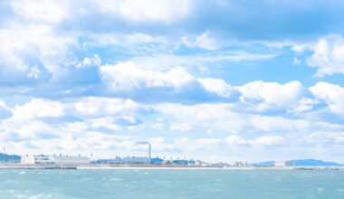 Beautiful blue sky and sea