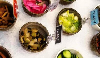 Pickled assortment at the Nishiki Market in Kyoto. Taken in 2019. [OC]