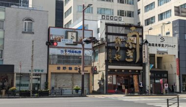 Old style shops in Central Mito