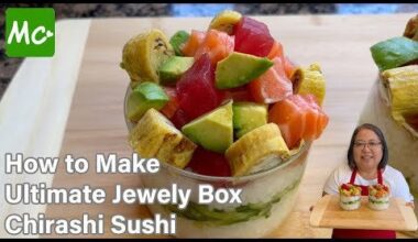 How to Make Ultimate Japanese Jewely Box Chirashi Sushi Cooking 宝石箱みたいな ちらし寿司