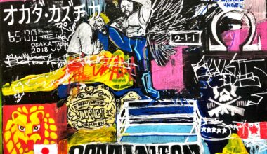 BASQUIAT INSPIRED PAINTING OF OMEGA VS OKADA 4