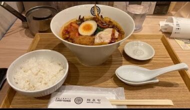 Spicy Miso Curry Ramen at Menya Tomo near Shibuya