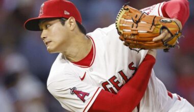 Ohtani gets win, has 1st three-hit game of 2022