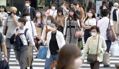 Japan gov't says masks not needed outdoors if distancing maintained