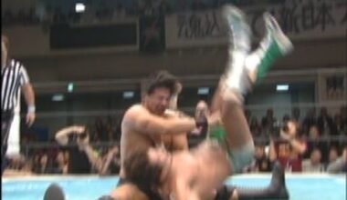Masahiro Chono and Shinsuke Nakamura vs Hiroshi Tanahashi and Koji Kanemoto: New Japan Pro Wrestling - NJPW G1 Tag League Final, November 6, 2006