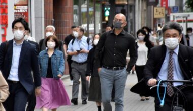 Japan's outdoor mask relaxation yet to filter through