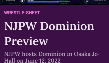 NJPW Dominion Preview! June 12