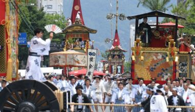 Gion Matsuri float tour to be held for the first time in 3 years