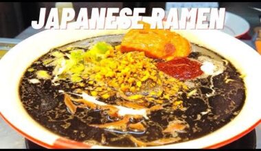 What’s better than having a bowl of ramen in this gloomy weather? Ramen, definitely a rainy season comfort food!