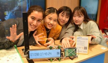 Youth activists set up Climate Clock in Tokyo’s Shibuya Ward