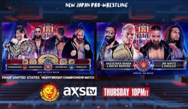 NJPW on AXS Tv tonight’s Captial collision show 10pm et