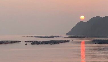 The Amaji sea at sunset (Kochi)