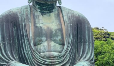 2nd biggest Buddha statue in Japan, in Kamakura.