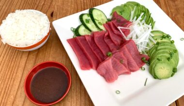 Bluefin lunch at home