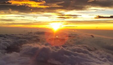 Sunrise From Mt Fuji