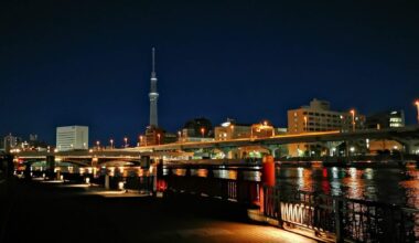 Skytree and Sumida river