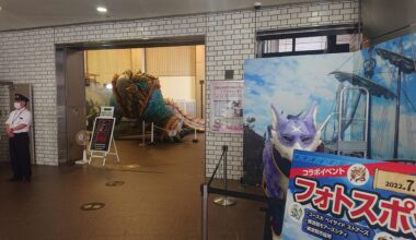 "Life sized" Monster Hunter display at Yokosuka, Japan city hall