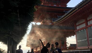 Hot summer afternoon a few years ago at Kiyomizu, Kyoto. One of my favourite completely accidental pics!