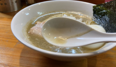 Gravy-like ramen soup at Ichikawa in Tsukuba city