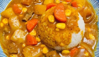 A happy bowl of curry rice
