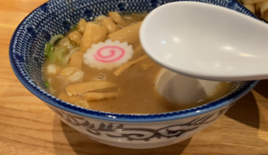 Tonkotsu-Gyokai Tsukemen Soup (Hama Momiji, Yokohama)