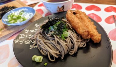 Zaru soba for the summer