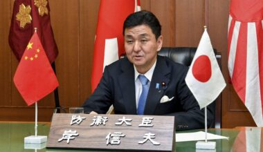 Japan, China defense ministers to face off in island dispute