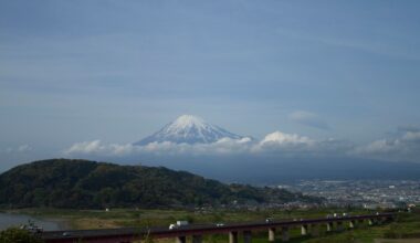 Fuji-San emerging from the clouds