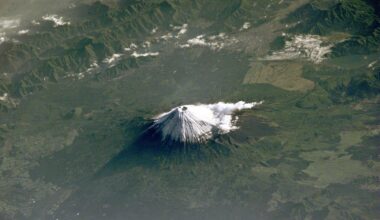 Mt. Fuji from the International Space Station