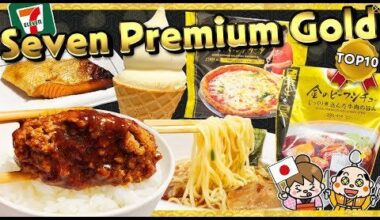 7-Eleven Japan / Top 10 Premium Gold Series Foods!