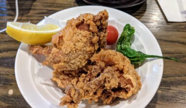 Crispy Karaage with shishito