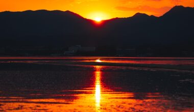 Sunset on Miyajima, Hiroshima. (Taken 17th May 2022)