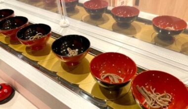 Japan’s first-ever wanko soba conveyor belt restaurant opens in Tokyo