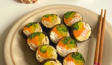 Rice free sushi for fat loss