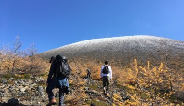 Autumn hike at Mt.Aso, Nagano Prefecture