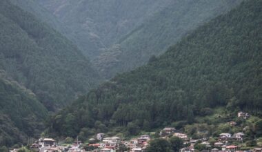 Mountains of westernmost Tokyo towering over Kori, Okutama [OC]