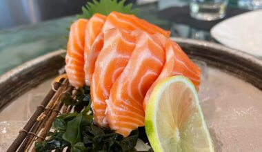 King salmon from miku in Vancouver