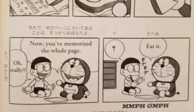 I could use some of Doraemon's "Anki-pan"!