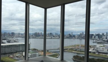 Great view of Tokyo Bay from Ariake