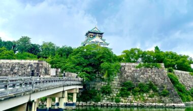 Clouds over Osaka Castle