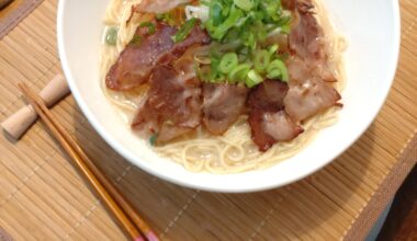 Tonkotsu, made by my brother. :)