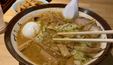 Perfect Sapporo Style curly noodles at Sumire (Japan)