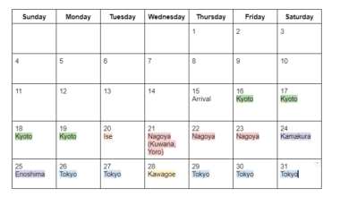 Japan (Honshu) in December 2022