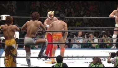 Kota Ibushi, Hiroshi Yamato, Taiji Ishimori, and BUSHI vs Tiger Mask, Shuji Kondo, Kaz Hayashi, and Ricky Marvin: New Japan Pro Wrestling/All Japan Pro Wrestling/Pro Wrestling NOAH - NJPW/AJPW/NOAH All Together, August 27, 2011