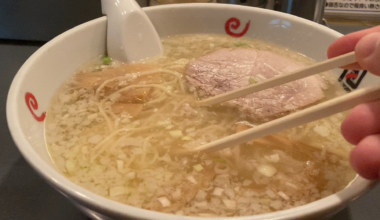 Old school shio ramen at Takumi in Tokyo