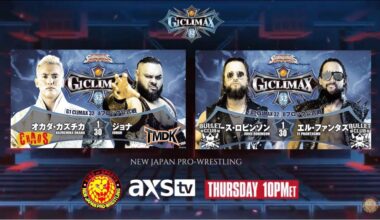 NJPW on AXS Thursday 10pmE G1 Climax 32 Okada V Jonah, Juice V ELP