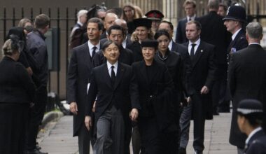 Japan's Imperial Couple attend Queen Elizabeth's state funeral without masks - The Mainichi