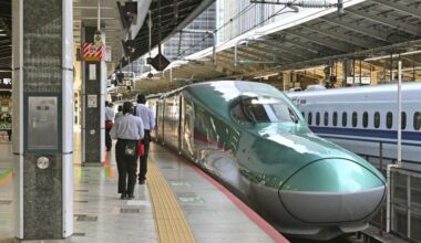 Fukushima bullet train services return 2 weeks after big quake